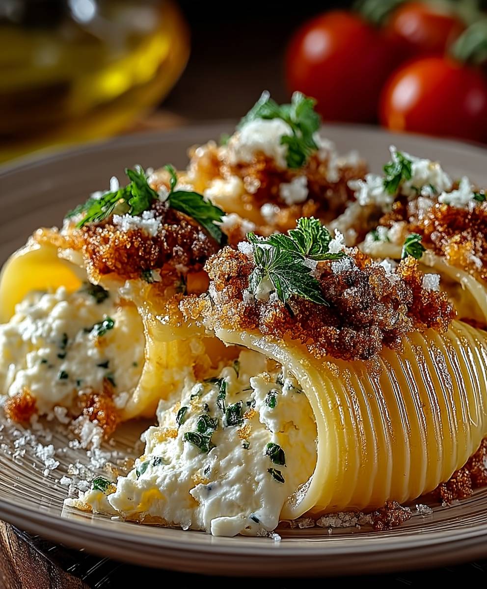 Gefüllte Pasta mit Ricotta