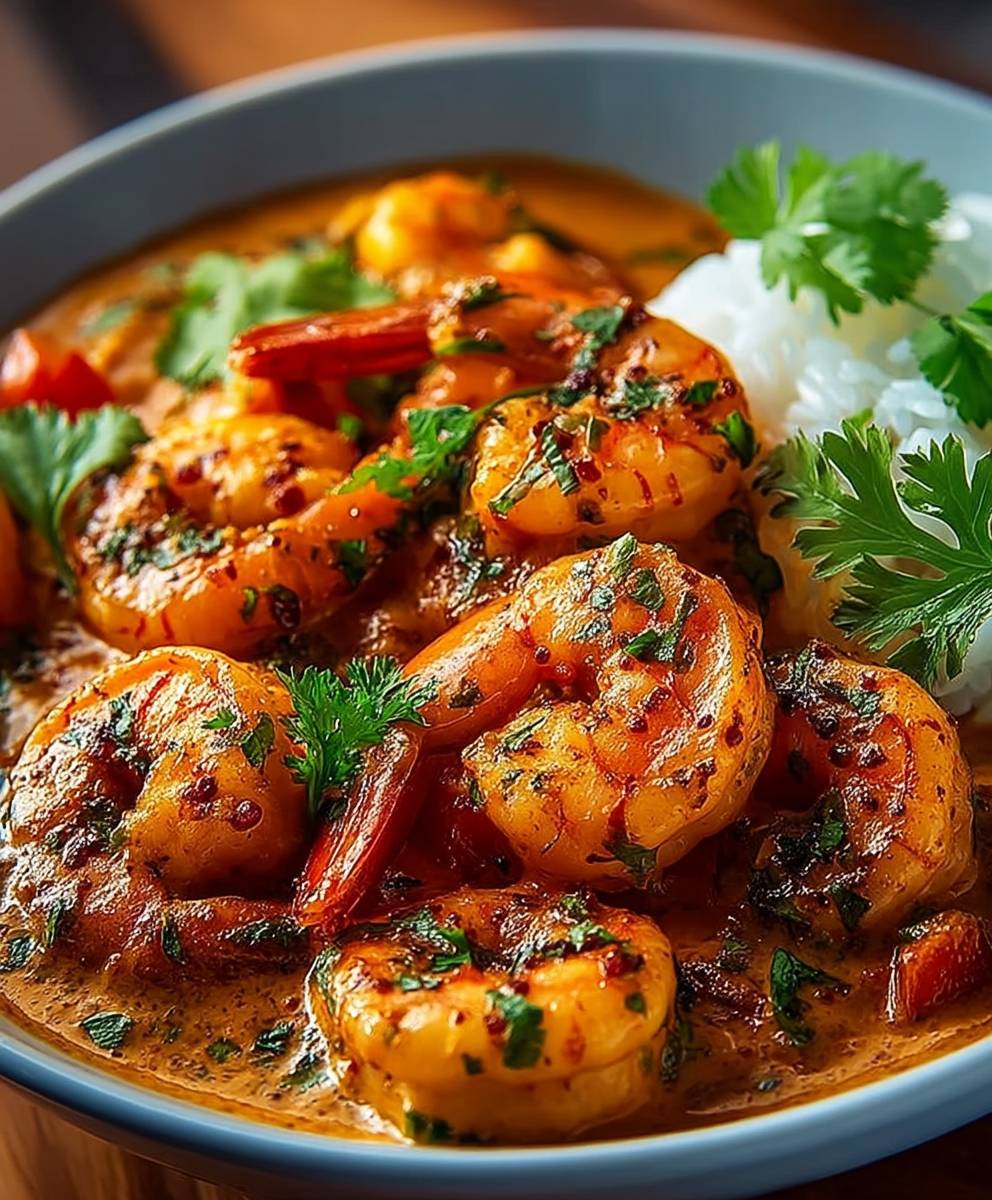 Garnelen Curry einfach zubereiten