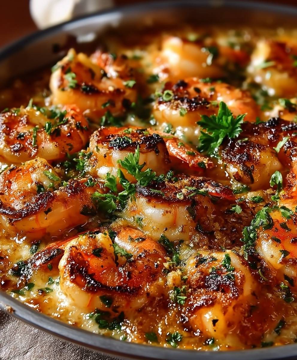 Würzige Knoblauchgarnelen zubereiten