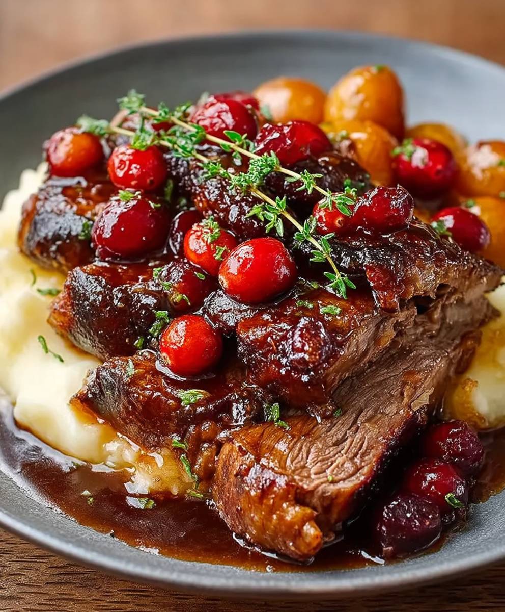 Preiselbeer Balsamico Roastbeef