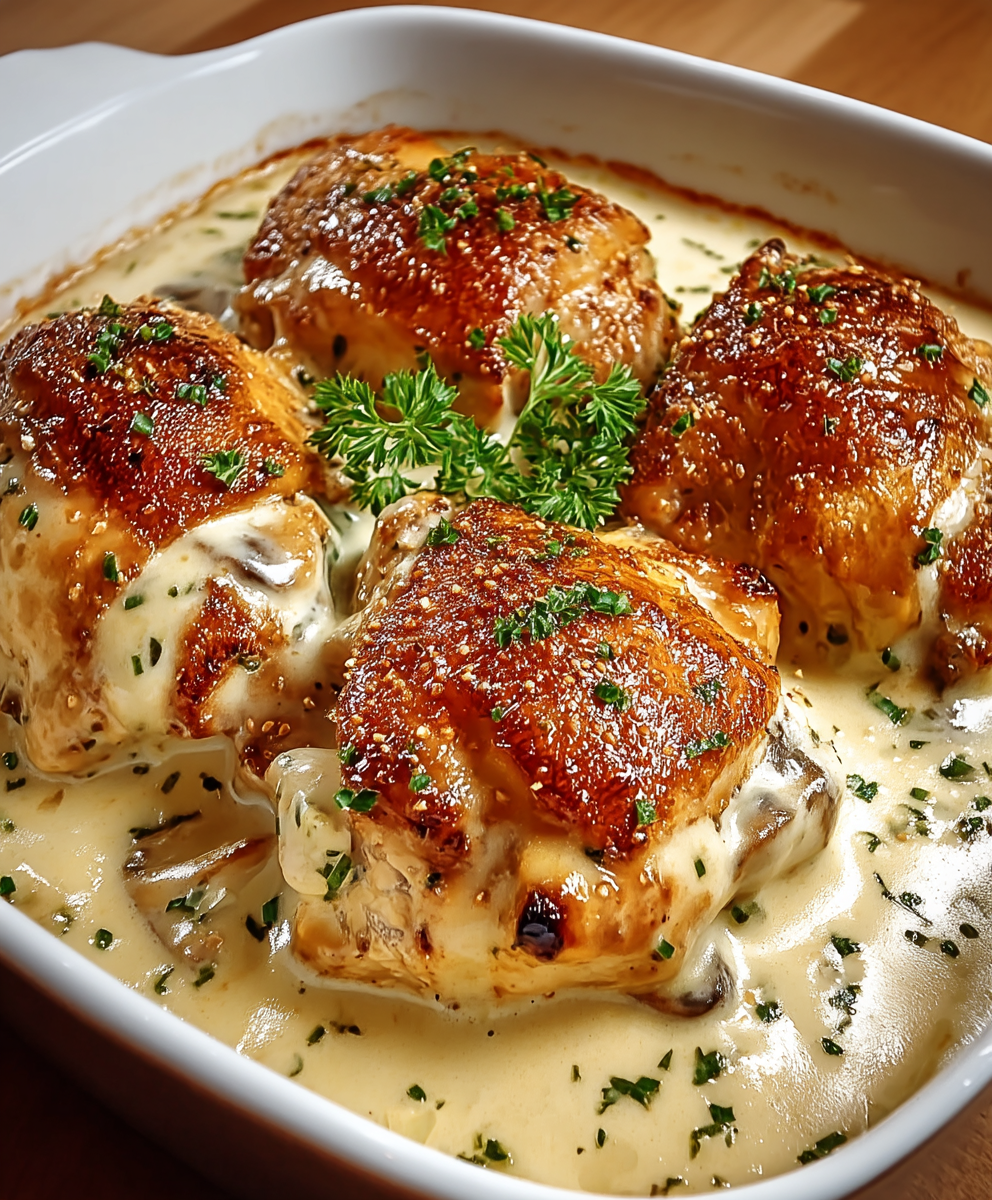 Hähnchen Frischkäsesauce