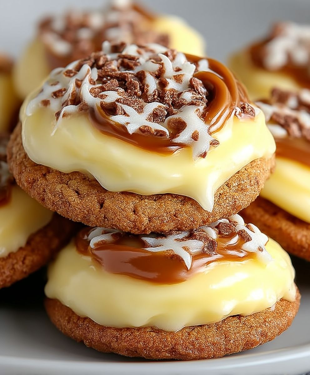 Karamell Knusper Cookies Cheesecake