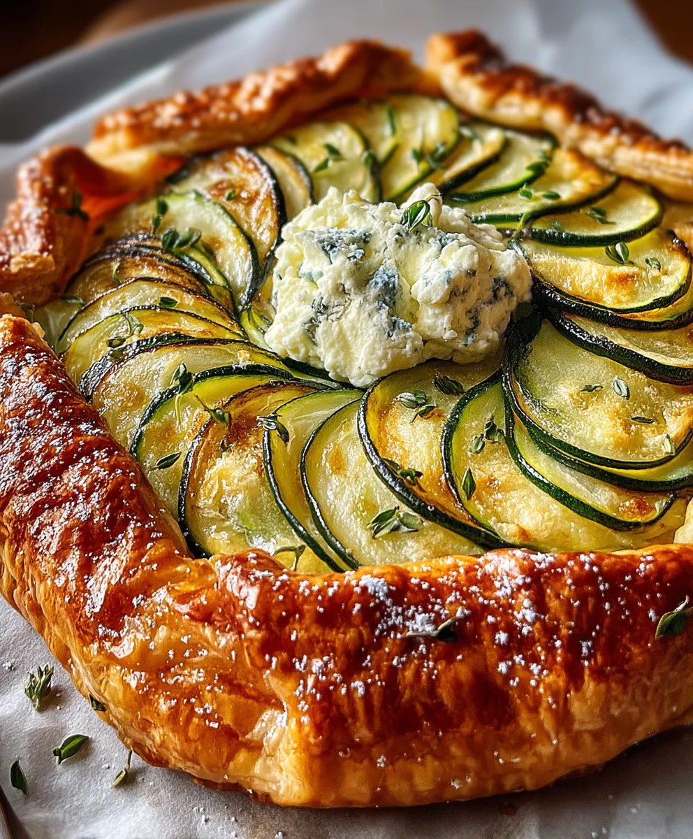 Zucchini Ricotta Galette: Leicht, herzhaft & alkoholfrei!