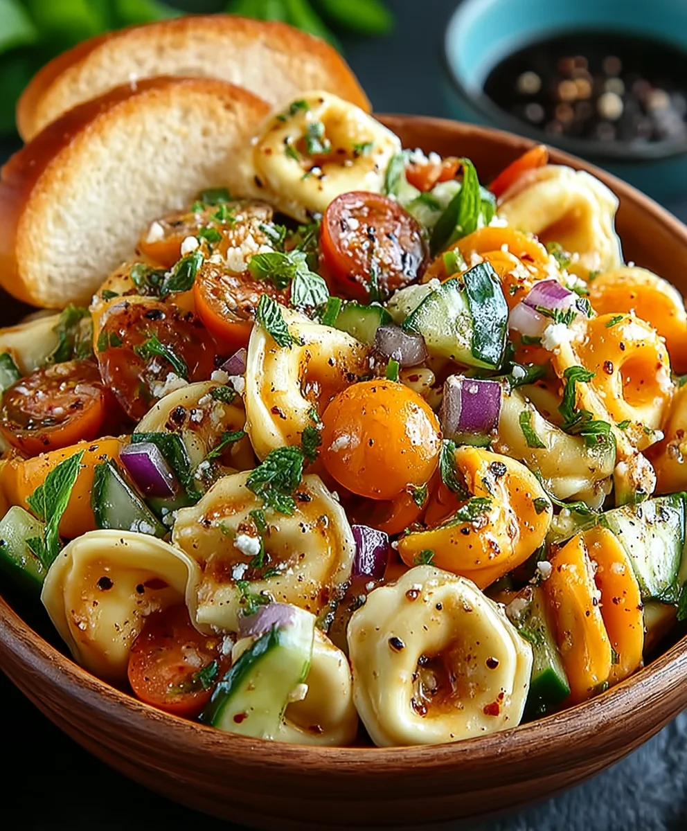Würziger Süß-Honig Tortellini Nudelsalat – Einzigartig Lecker!