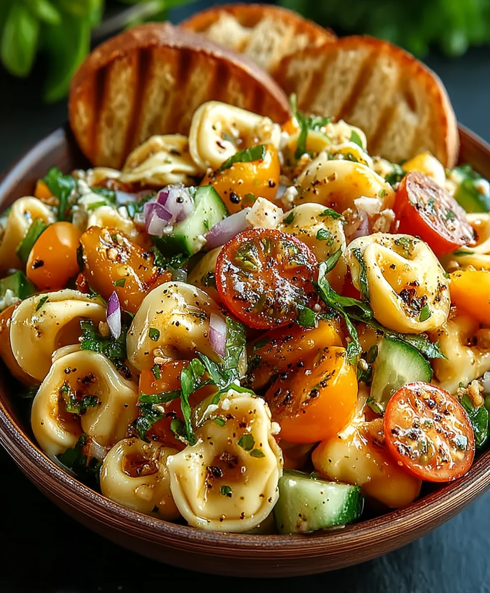 Würziger Süßer Honig Tortellini Nudelsalat – Dein Sommerhit!