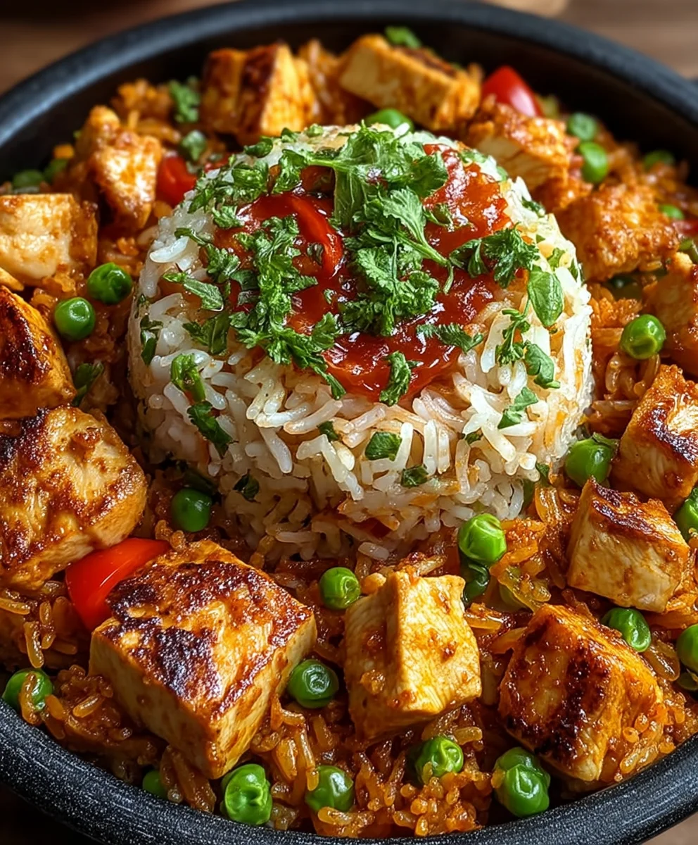 Einfache Haehnchen Reispfanne: Lecker & schnell zubereitet!