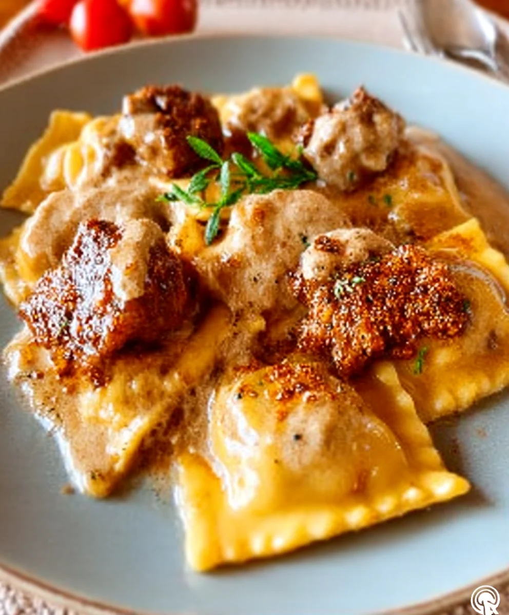 Herzhafte Rindfleisch Ravioli Suppe Rezept – Schnell & Lecker