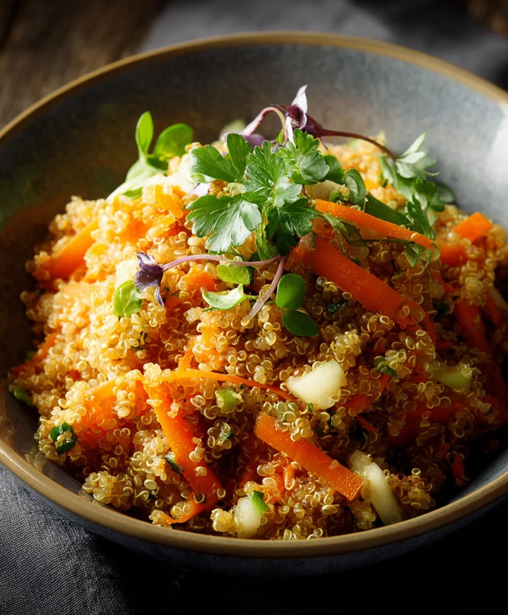 Quinoa Karotten Apfel Salat: Einfach, gesund & köstlich!