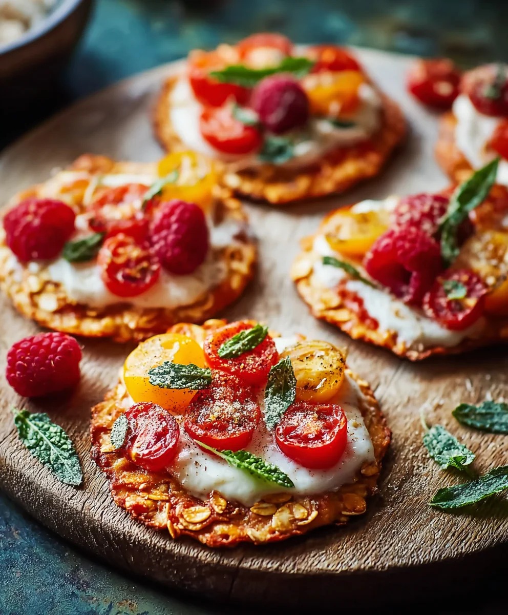Mini Haferflocken Pizza: Schnell, Gesund & Super Lecker!