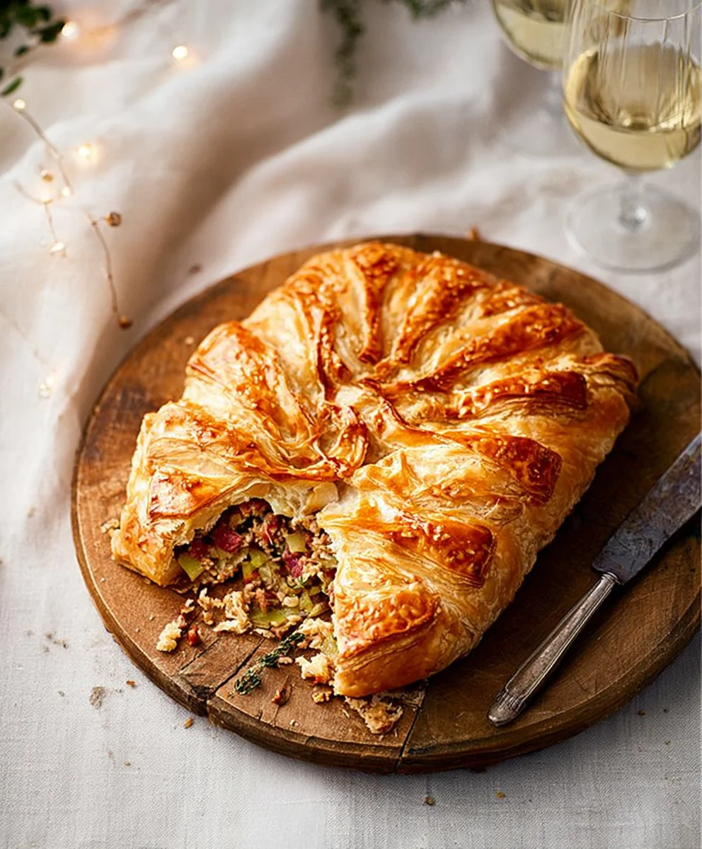 Blätterteig Hähnchenpastete: Knusprig & Lecker selber machen