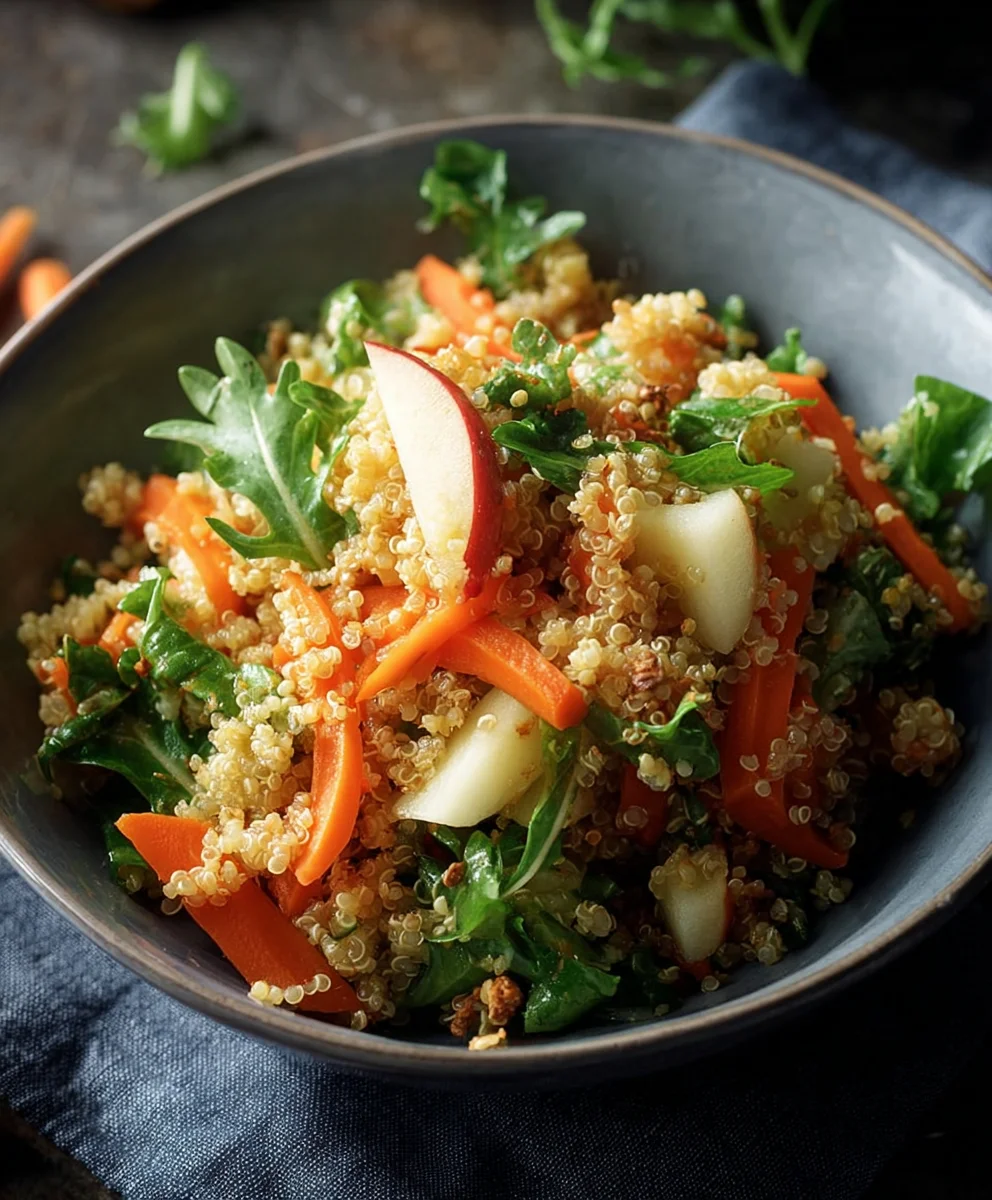 Quinoa Karotten Apfel Salat: Einfach, gesund & köstlich!