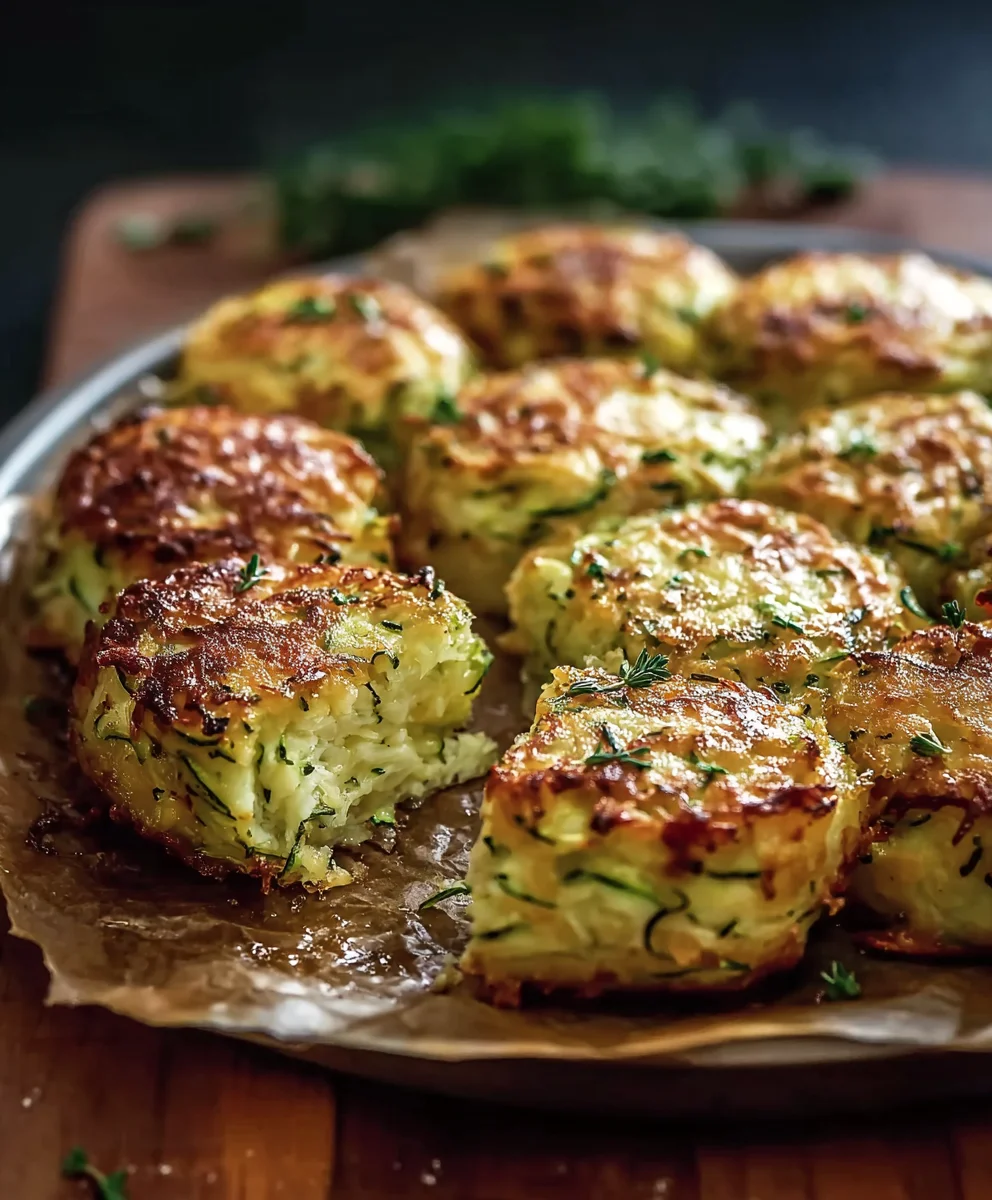 Zucchini Puffer Ofen Knusprig