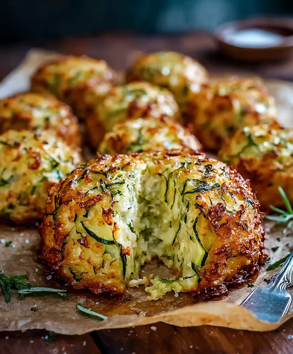 Zucchini Puffer Ofen Knusprig