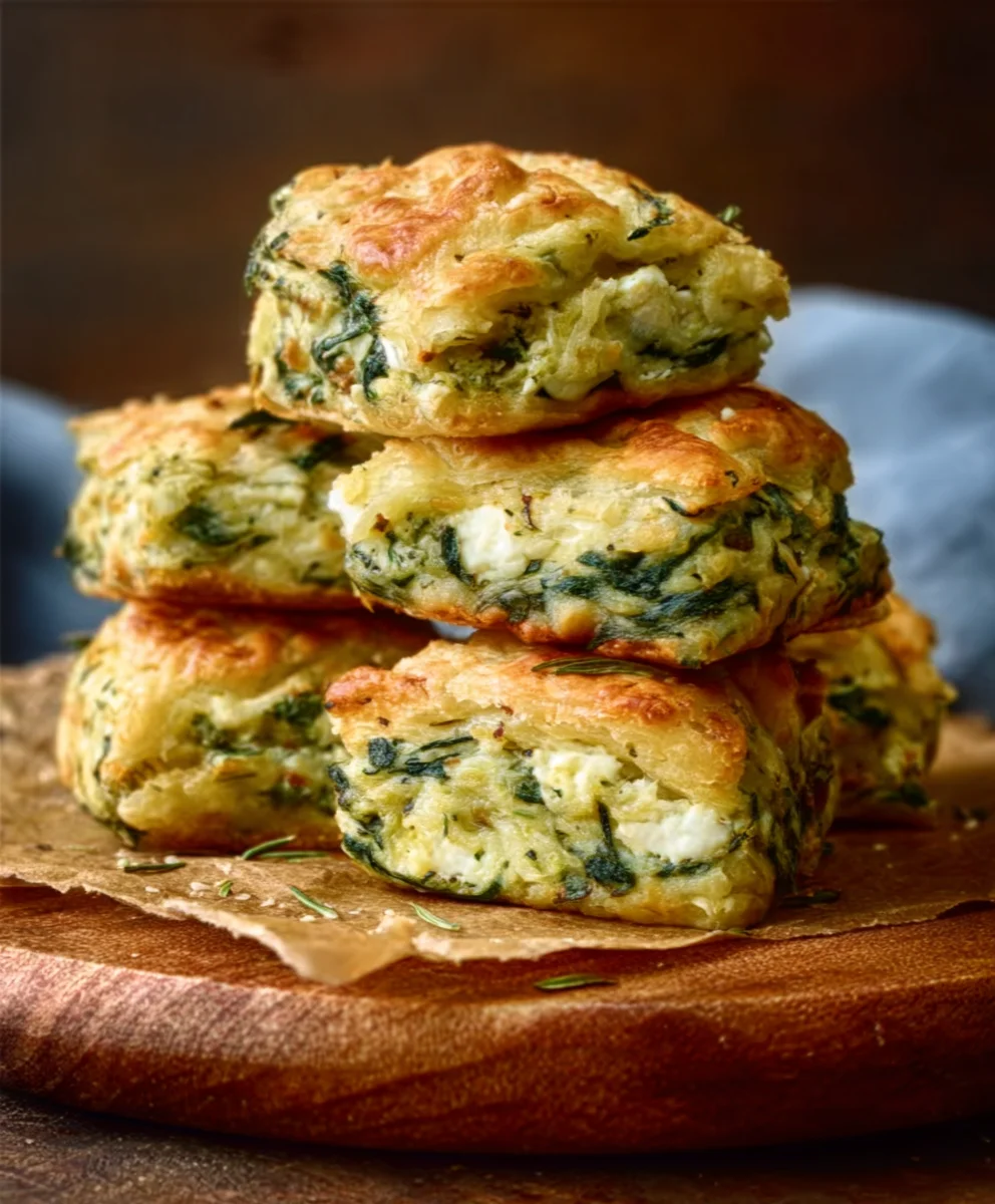 Spanakopita Kleine Biscuits: Herzhaft, Knusprig & So Lecker!