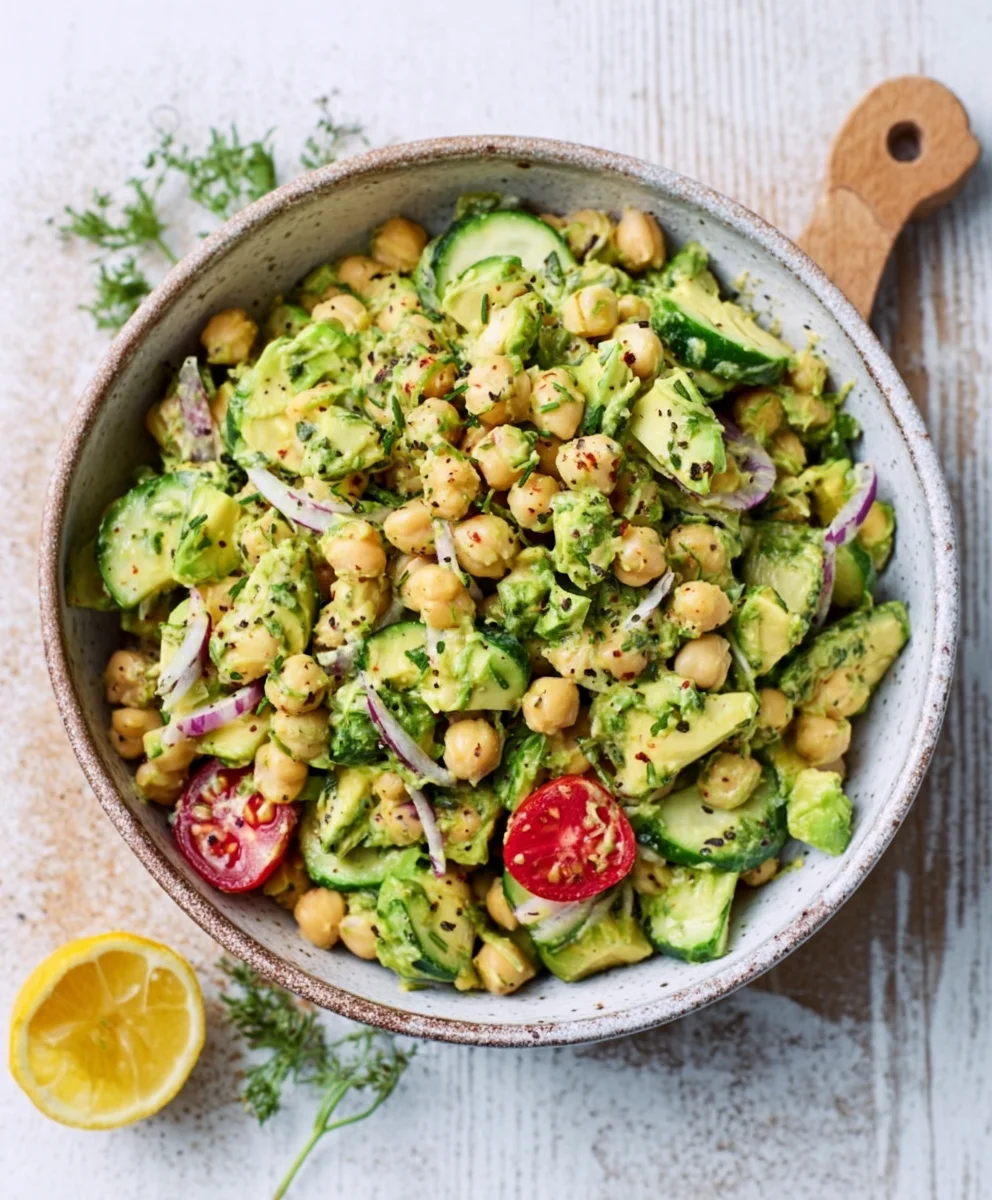 Kichererbsen Avocado Salat Rezept: Schnell, Gesund & Vegan