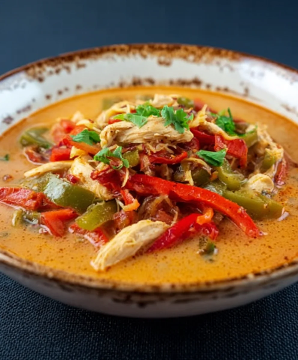 Einfache Schongarer Hähnchen Fajita Suppe – Genuss pur!
