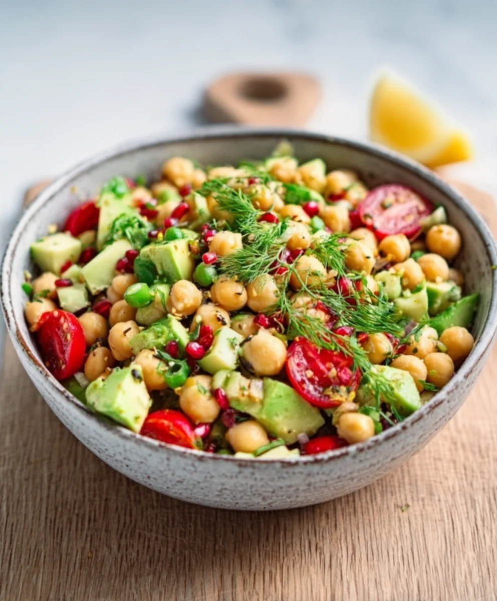 Kichererbsen Avocado Salat Rezept: Schnell, Gesund & Vegan