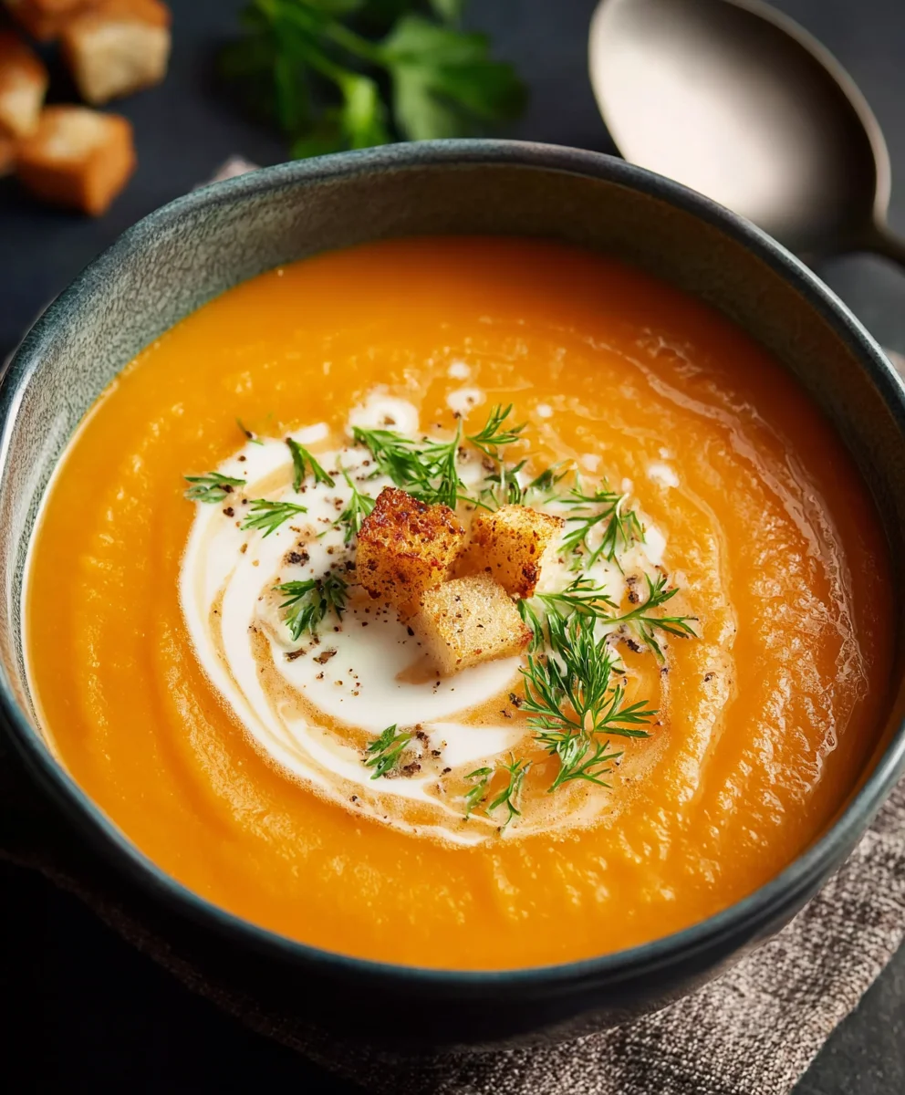 Karottensuppe mit Ingwer: Gesund, schnell & unwiderstehlich lecker