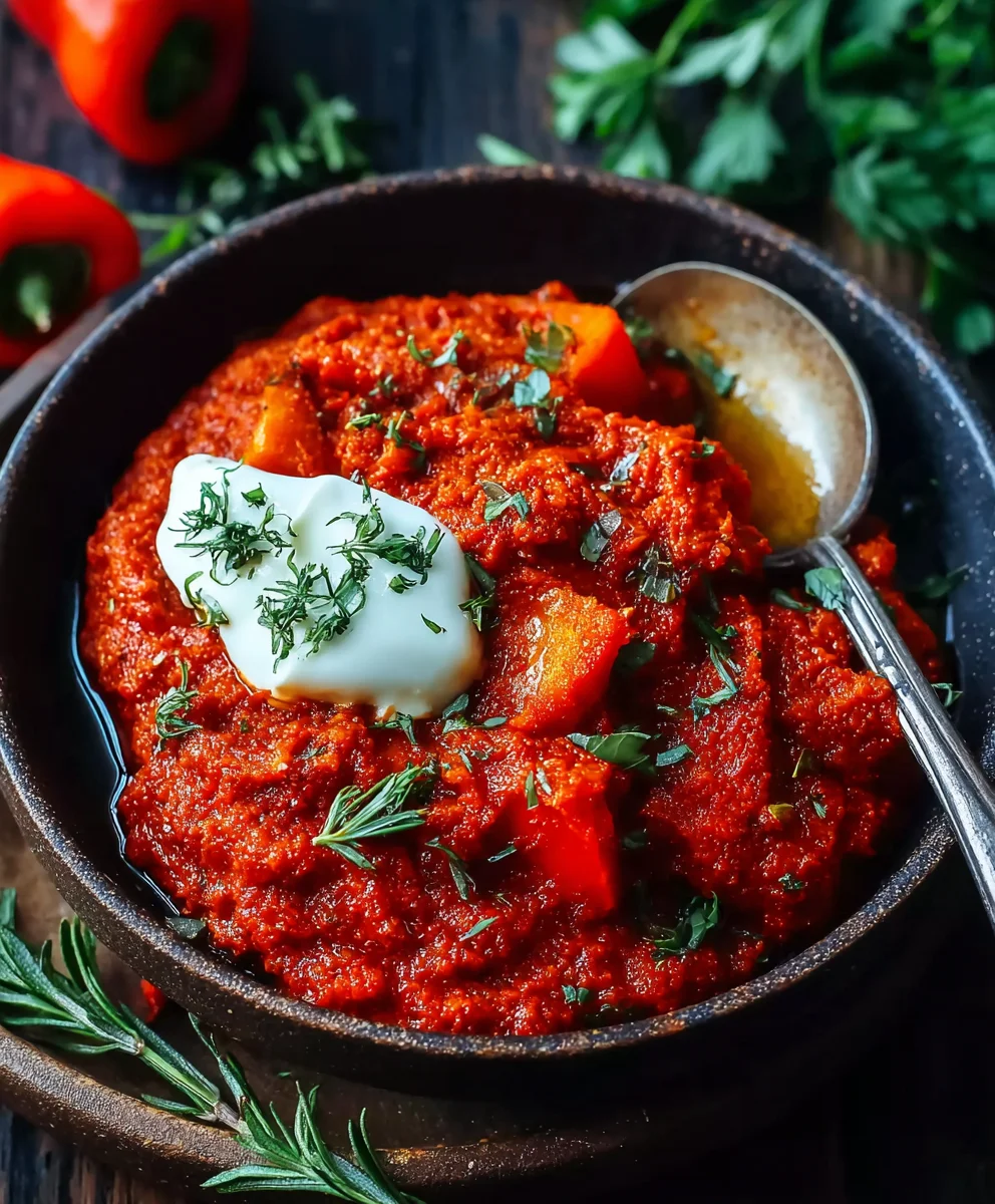 Cremige Ajvar Paprikasose: Schnell & unwiderstehlich!