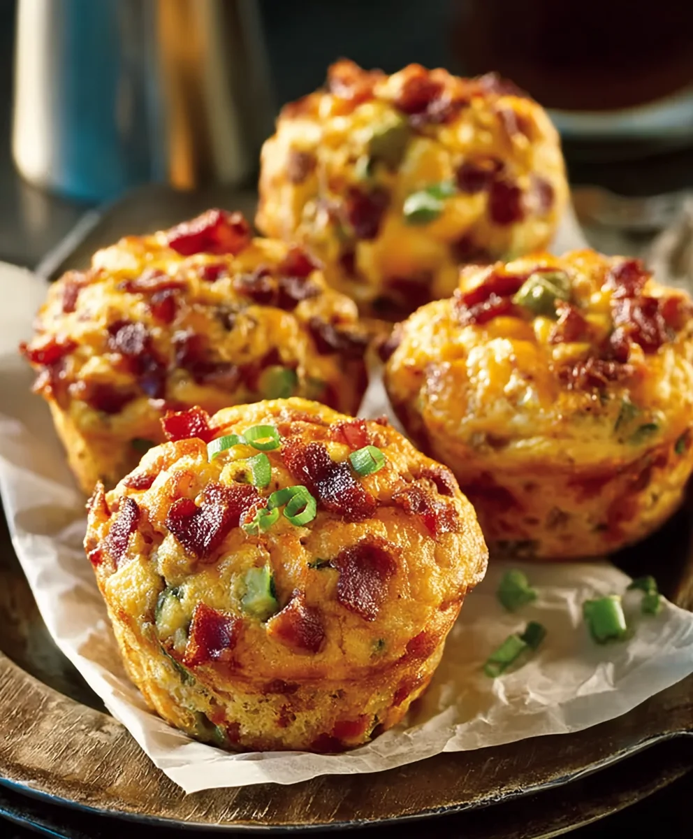 Gemuese Muffins Mit Beef Bacon