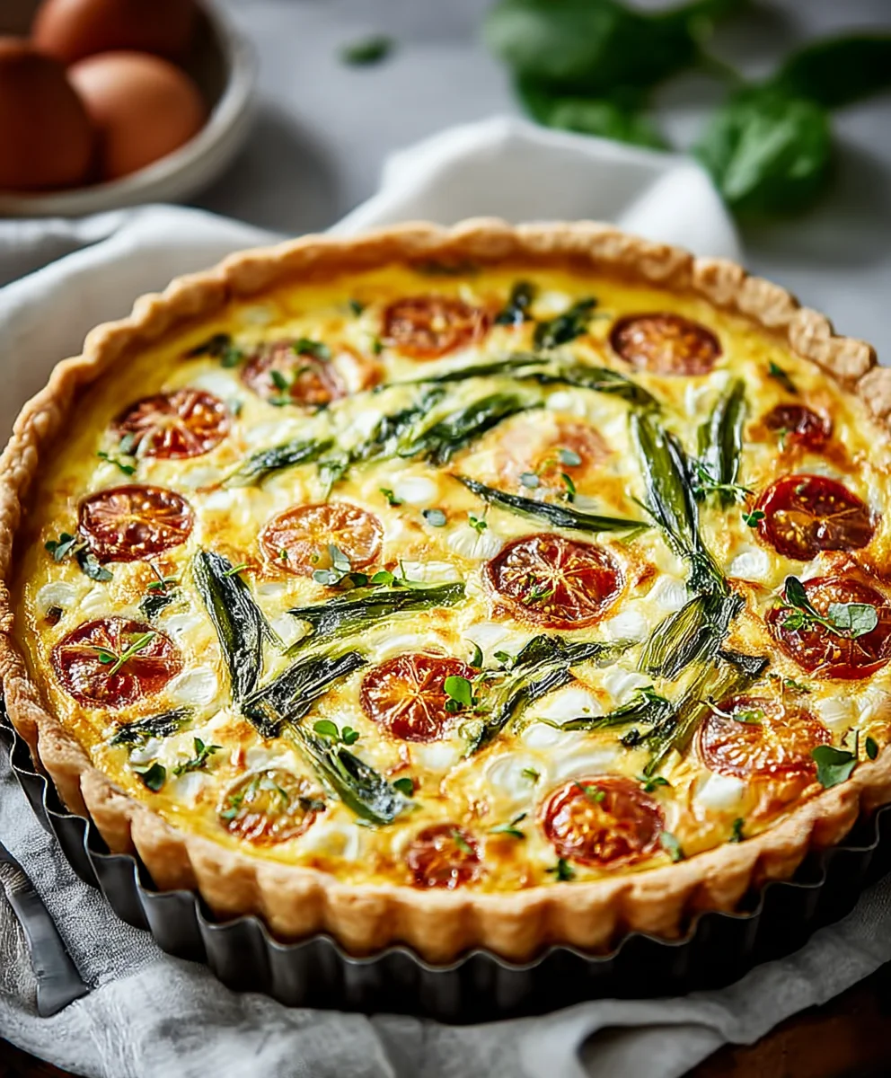 Bärlauch Quiche Rezept – Frisch, cremig & lecker backen!
