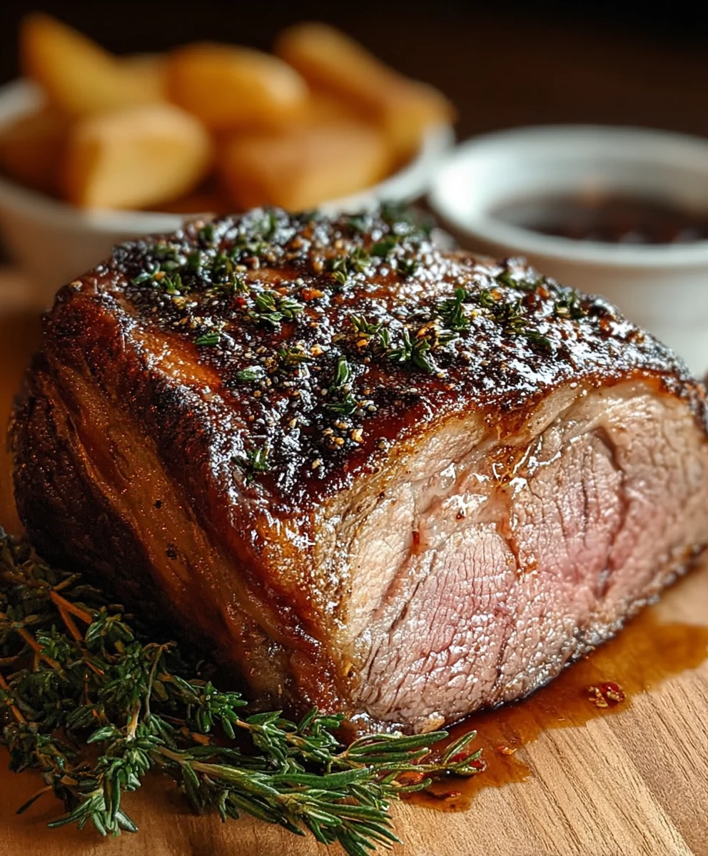 Prime Rib Braten Kruste Ofen