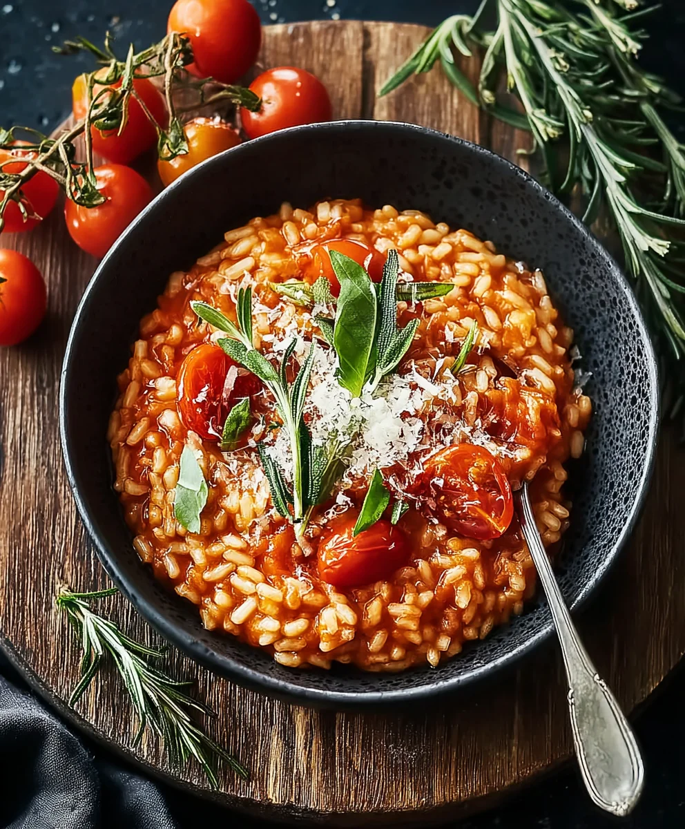 Aromatisches Veganes Tomatenrisotto: Einfach & lecker!