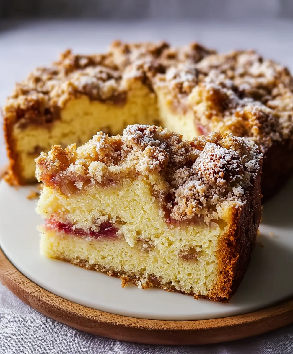 Omas Rhabarber Streusel Kuchen – Klassisch & unwiderstehlich