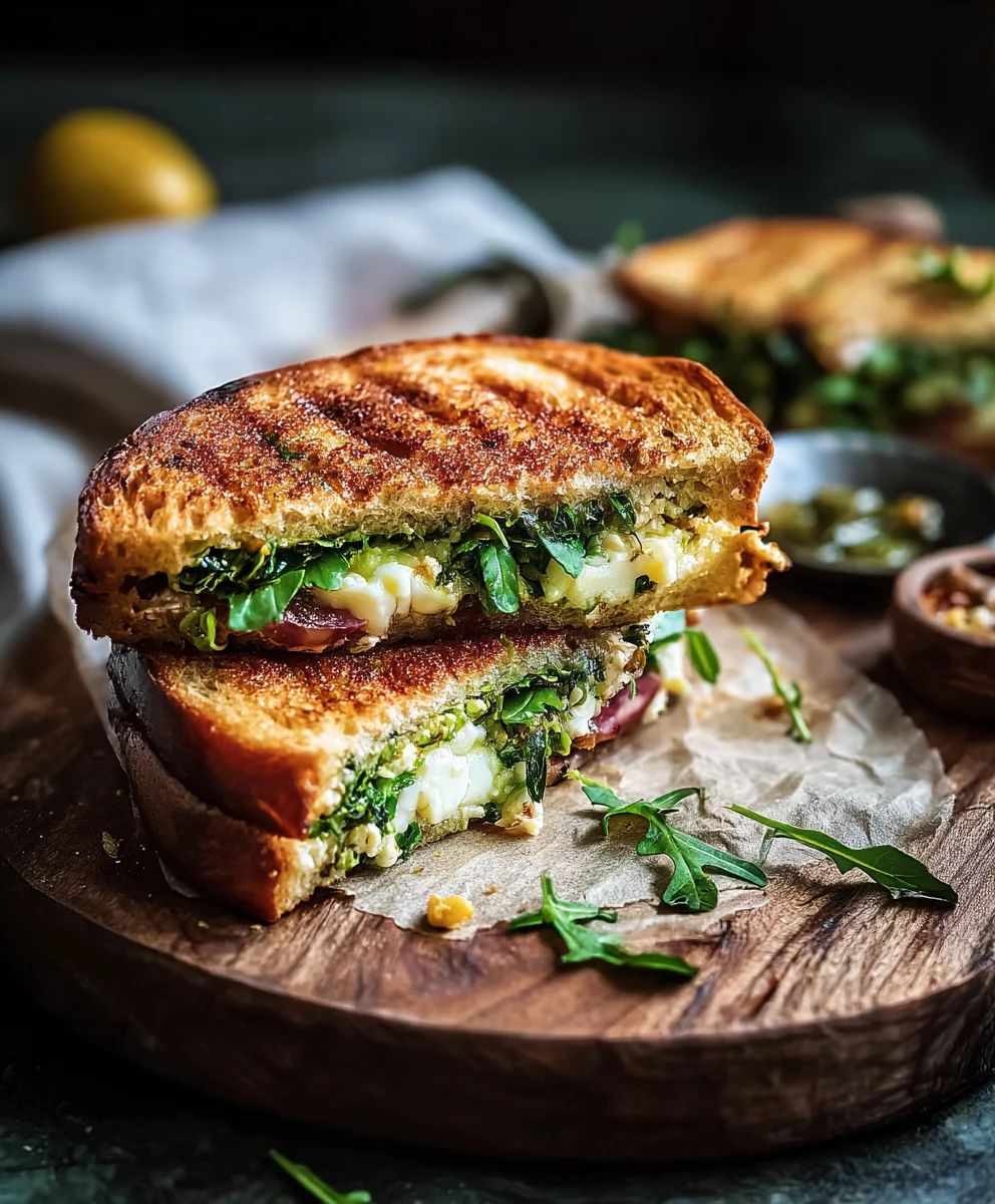 Knuspriges Bärlauch Käse Sandwich Gebacken: Jetzt probieren!