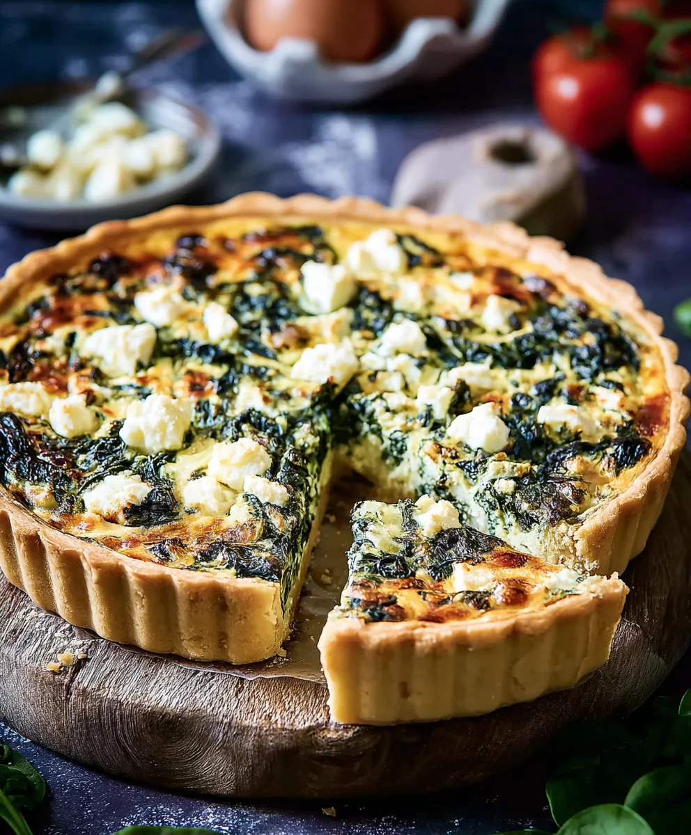 Spinat Quiche mit Feta – Schnell gemacht & unwiderstehlich