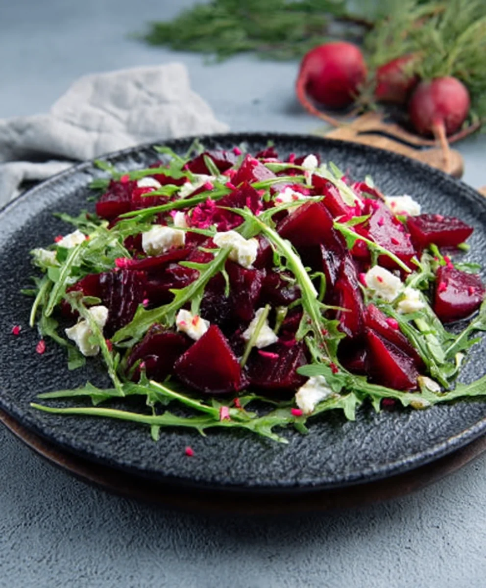 Rote Bete & Fetakäse Salat: Schnelles, gesundes Feinschmecker-Rezept