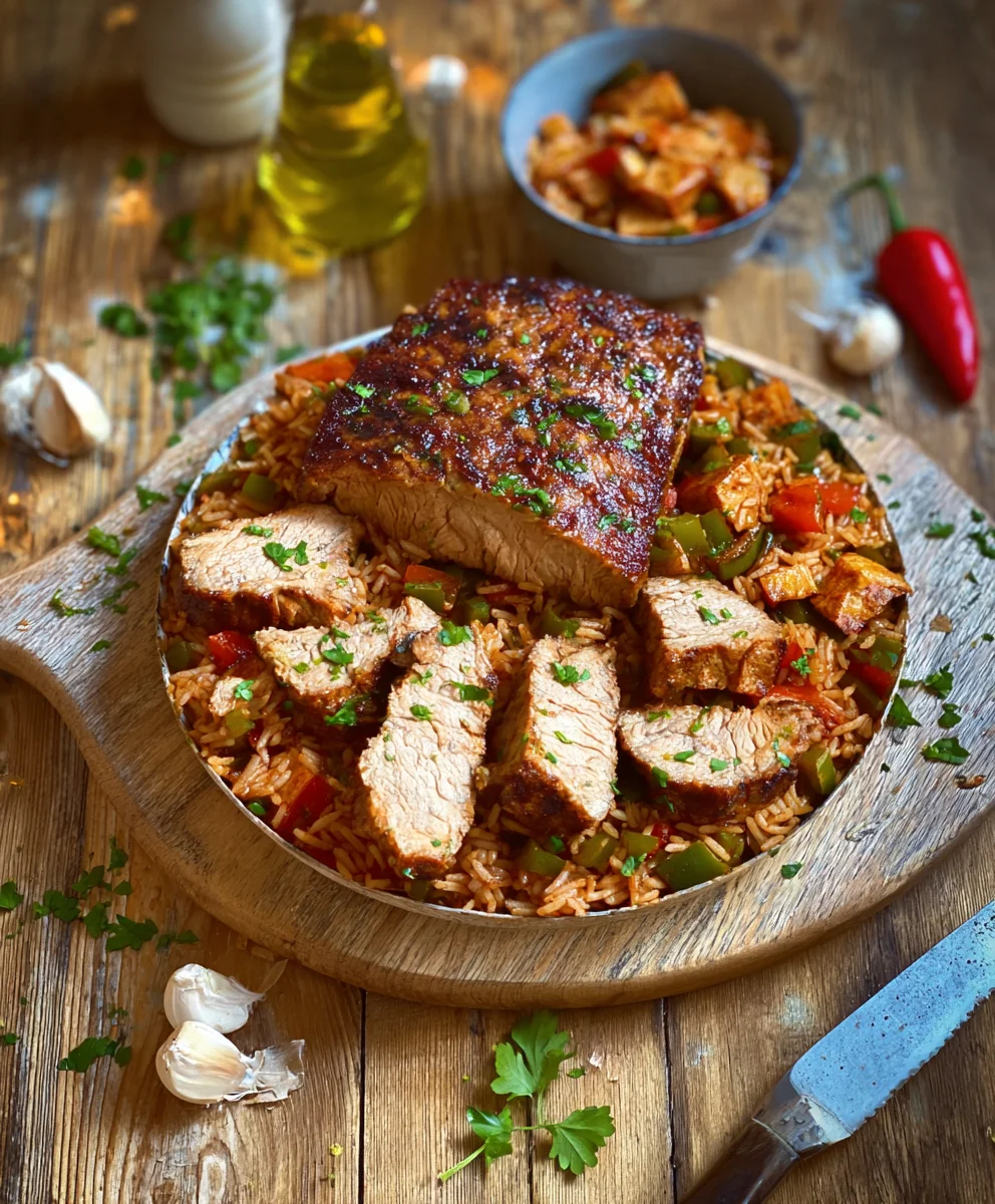 Serbisches Reisfleisch