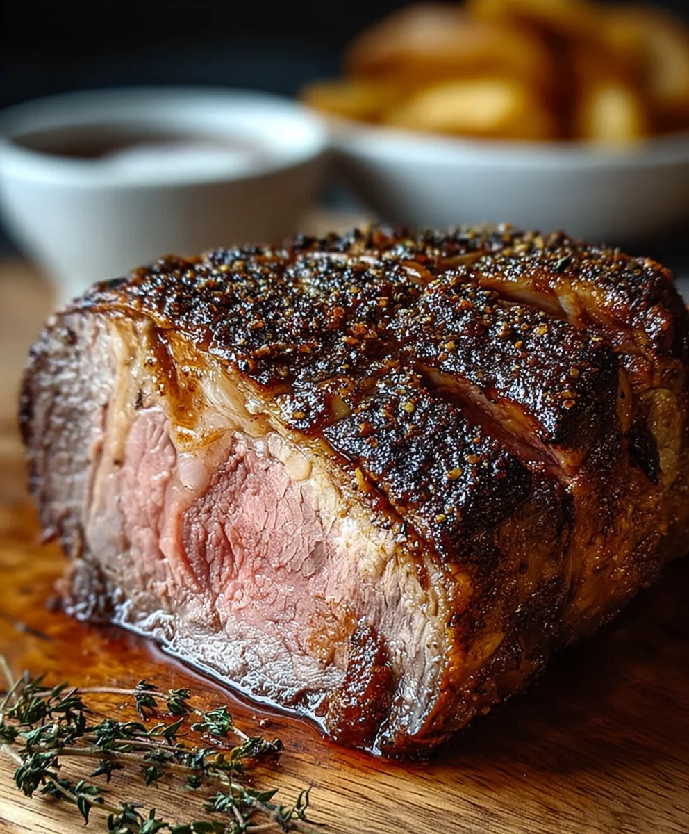 Prime Rib Braten Kruste Ofen