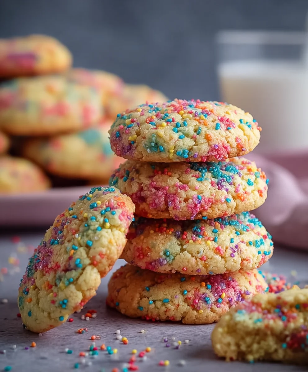 Konfetti Bunte Zuckerstreusel Cookies