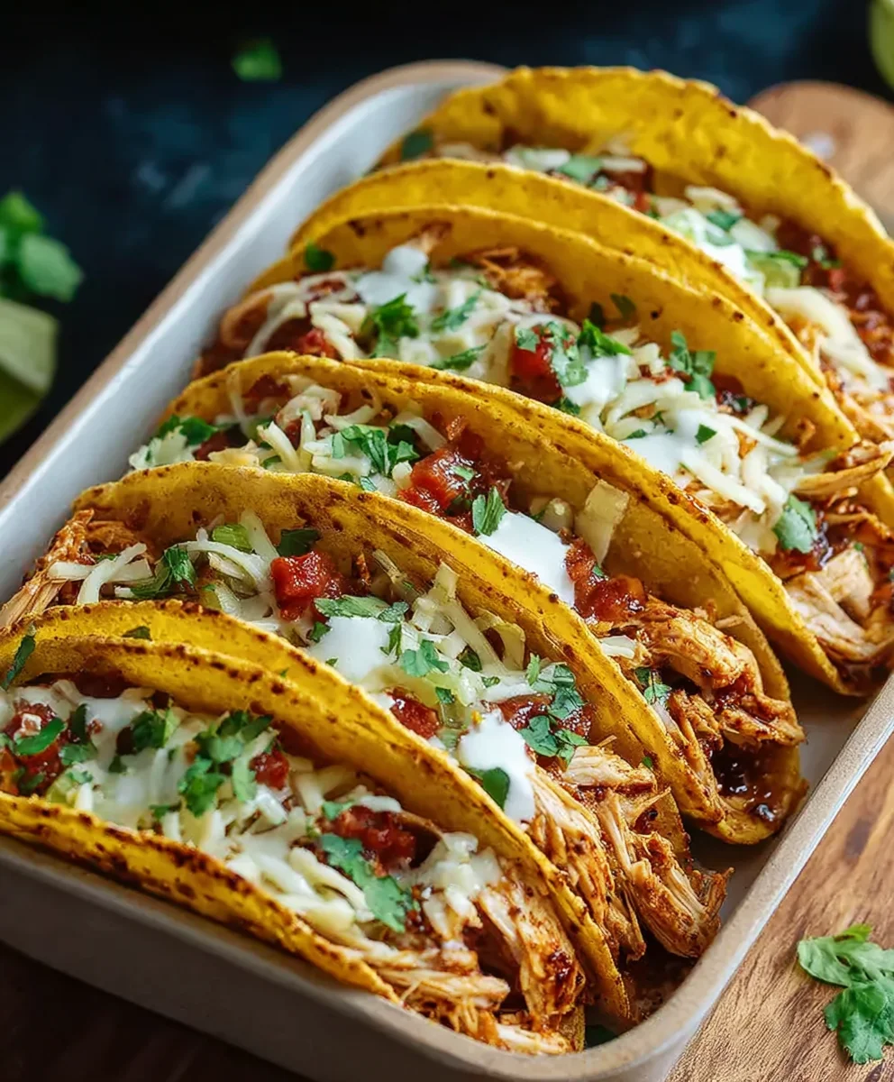 Ueberbackene Haehnchen Tacos Rezept: Schnell & Köstlich!