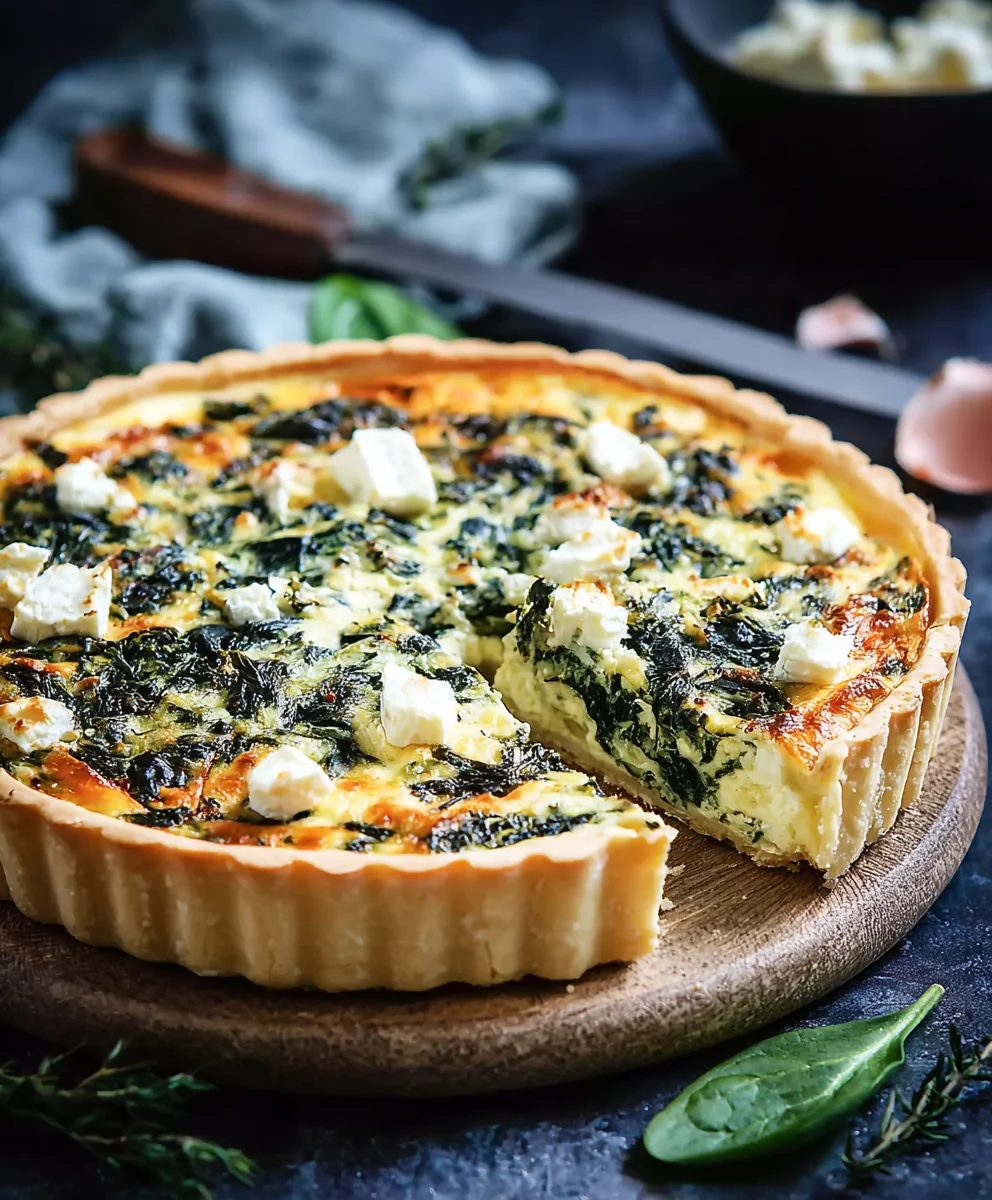 Spinat Quiche mit Feta – Schnell gemacht & unwiderstehlich