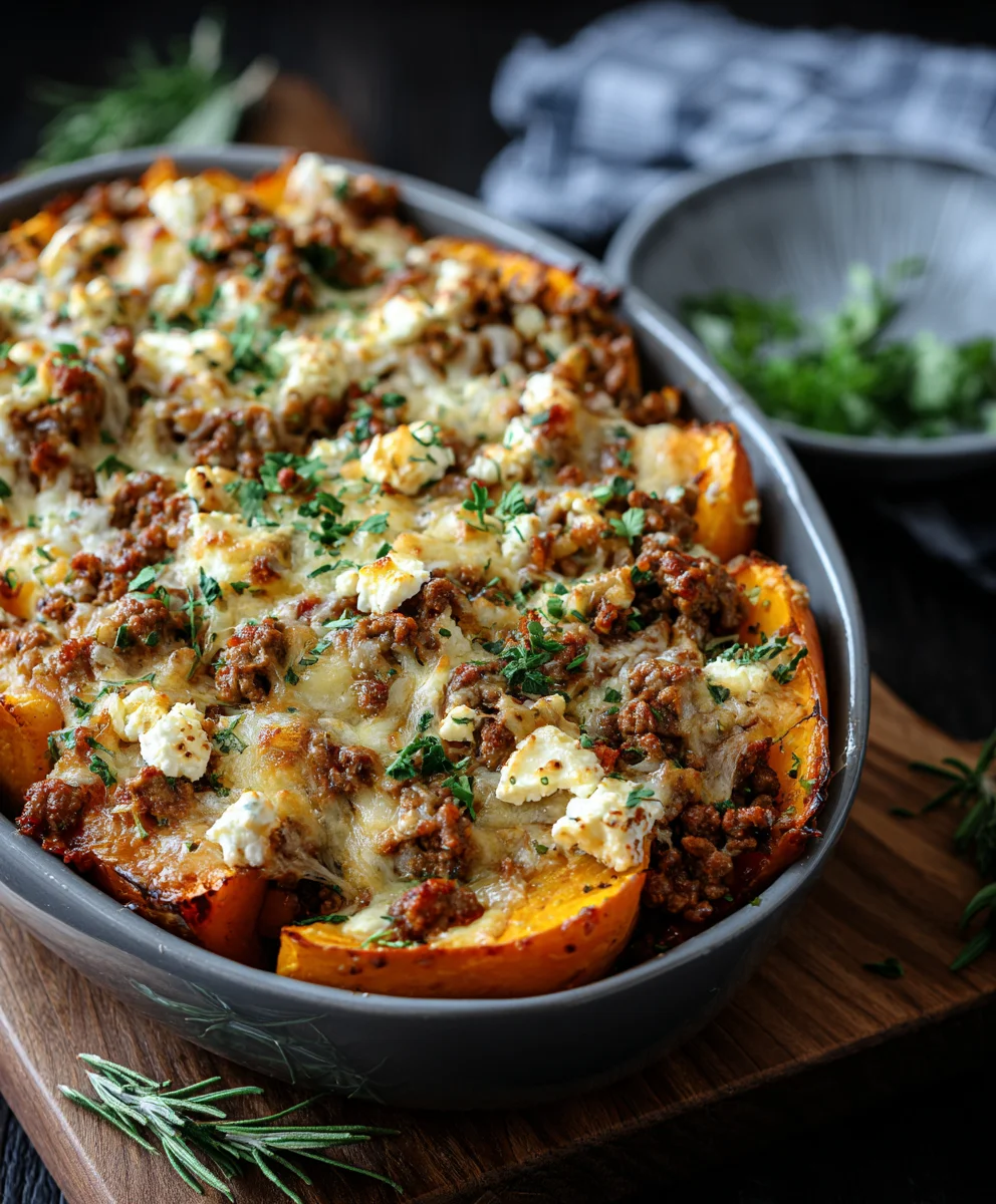 Einfacher Süßkartoffel Hackfleisch Auflauf Feta: Schnell & Lecker