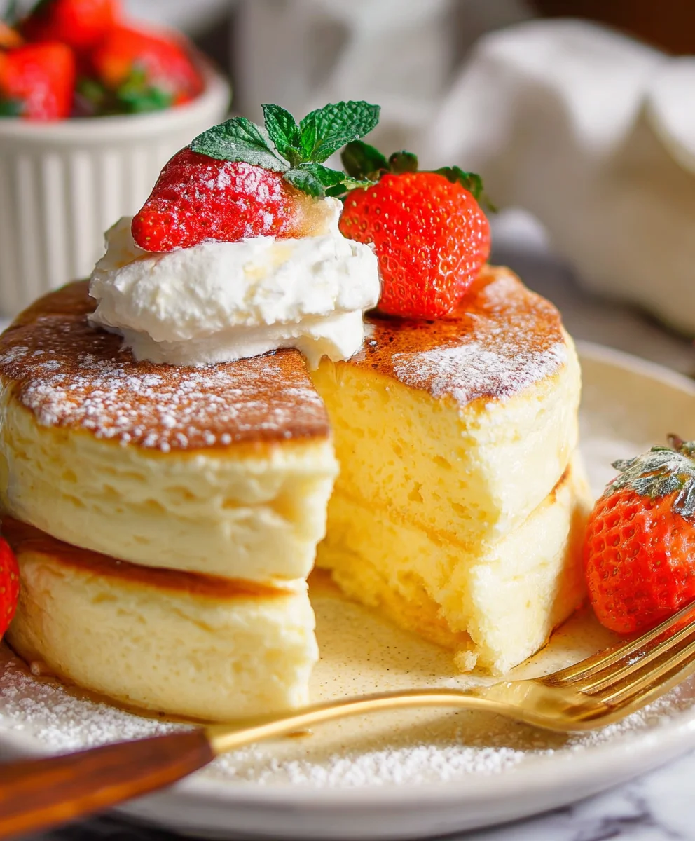 Rezept: Fluffige Jiggly Japanese Soufflé Pancakes