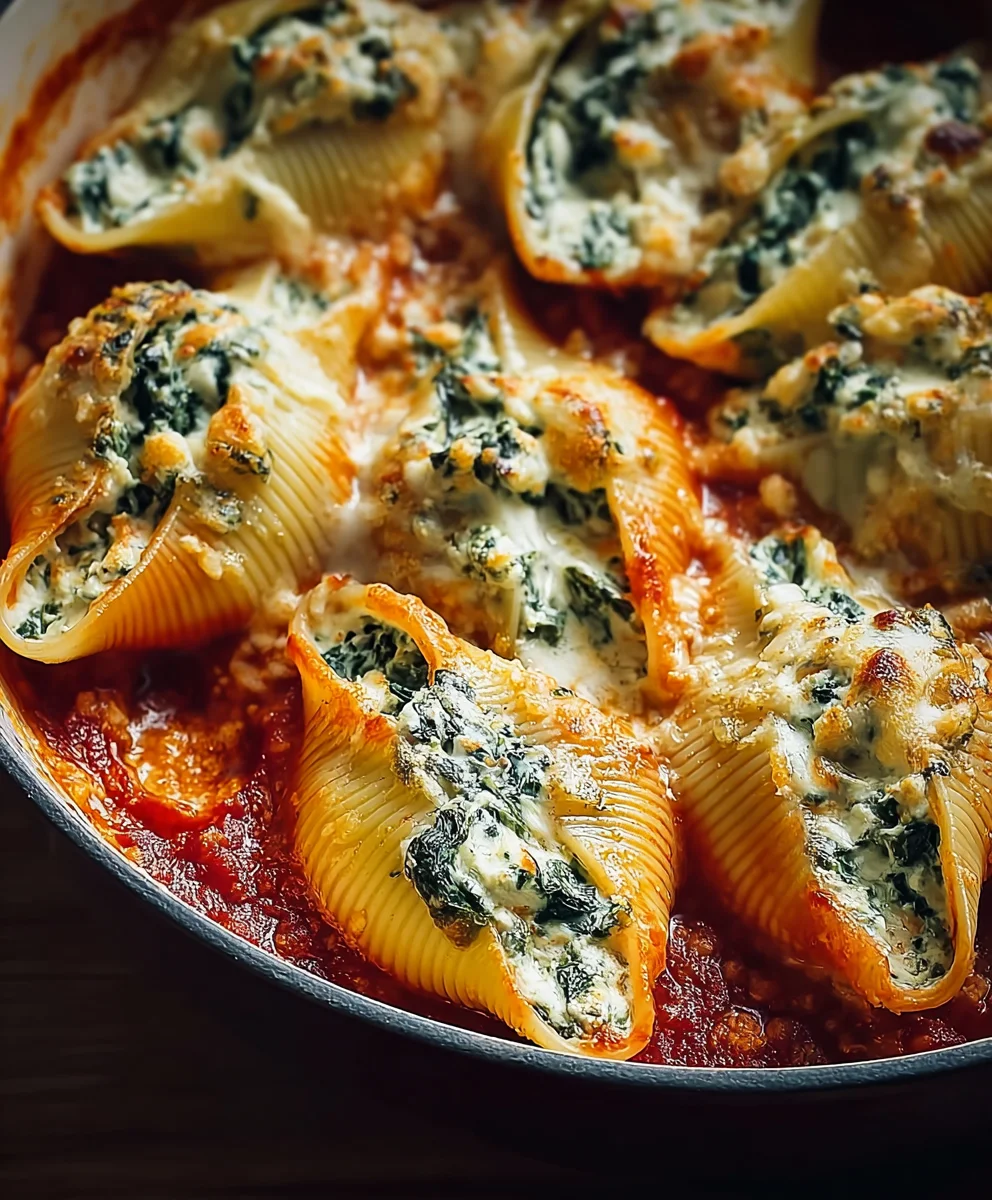 Spinat-Ricotta-Muscheln Rezept: Herzhaft & Cremig genießen