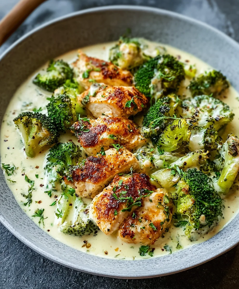 Hähnchen Brokkoli in cremiger Sauce – Dein schnelles Lieblingsgericht!