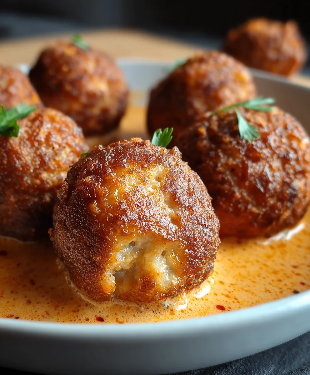 Hackbällchen in cremiger Paprikasoße: Ein Fest für Genießer!