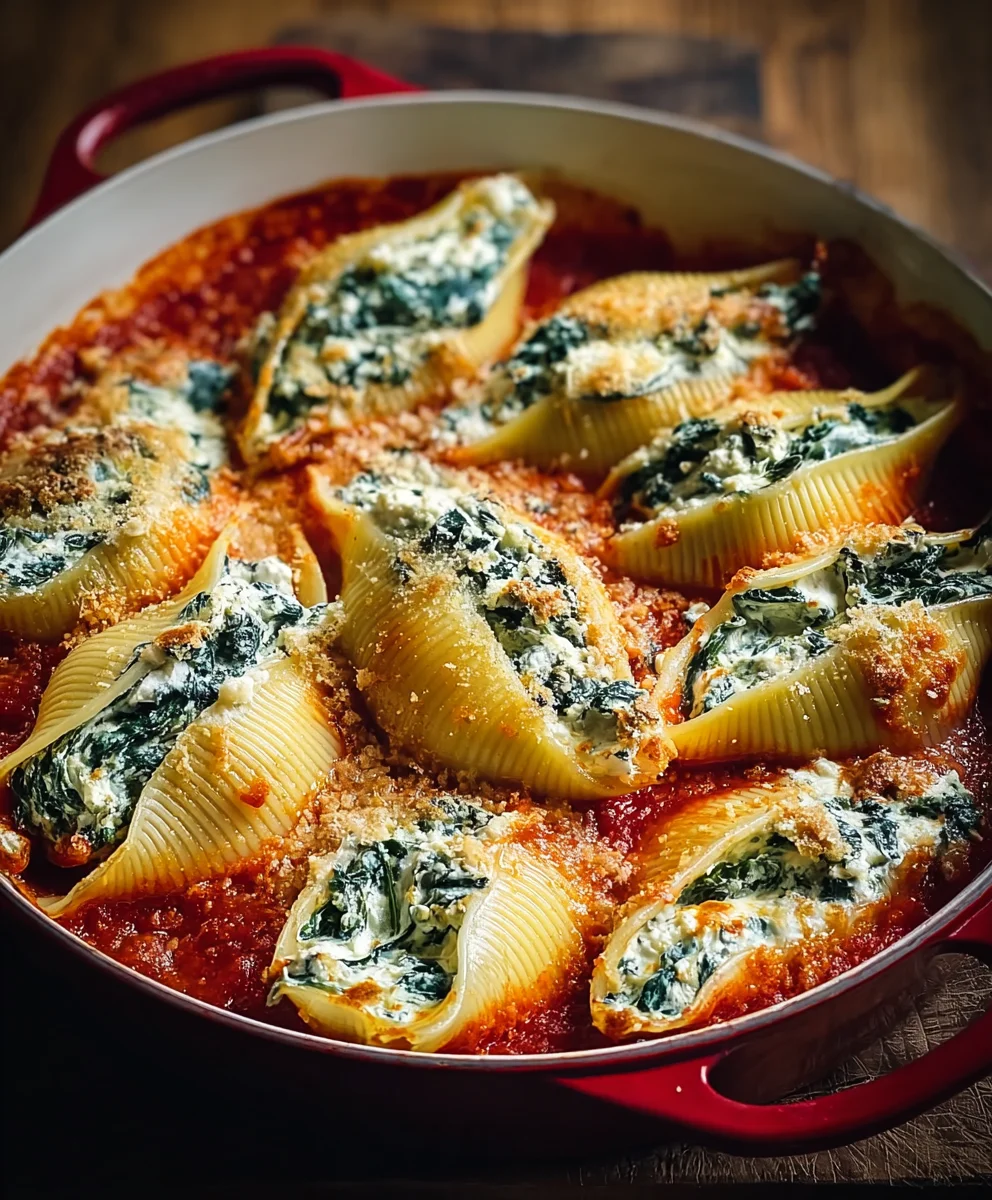 Spinat-Ricotta-Muscheln Rezept: Herzhaft & Cremig genießen