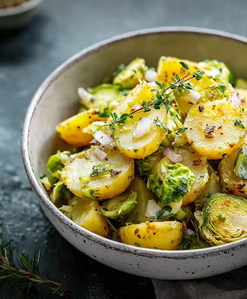 Kartoffel Rosenkohl Salat: Dein gesundes & leckeres Rezept!