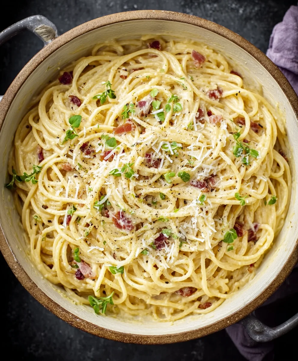 One Pot Pasta Carbonara Einfache Klassiker