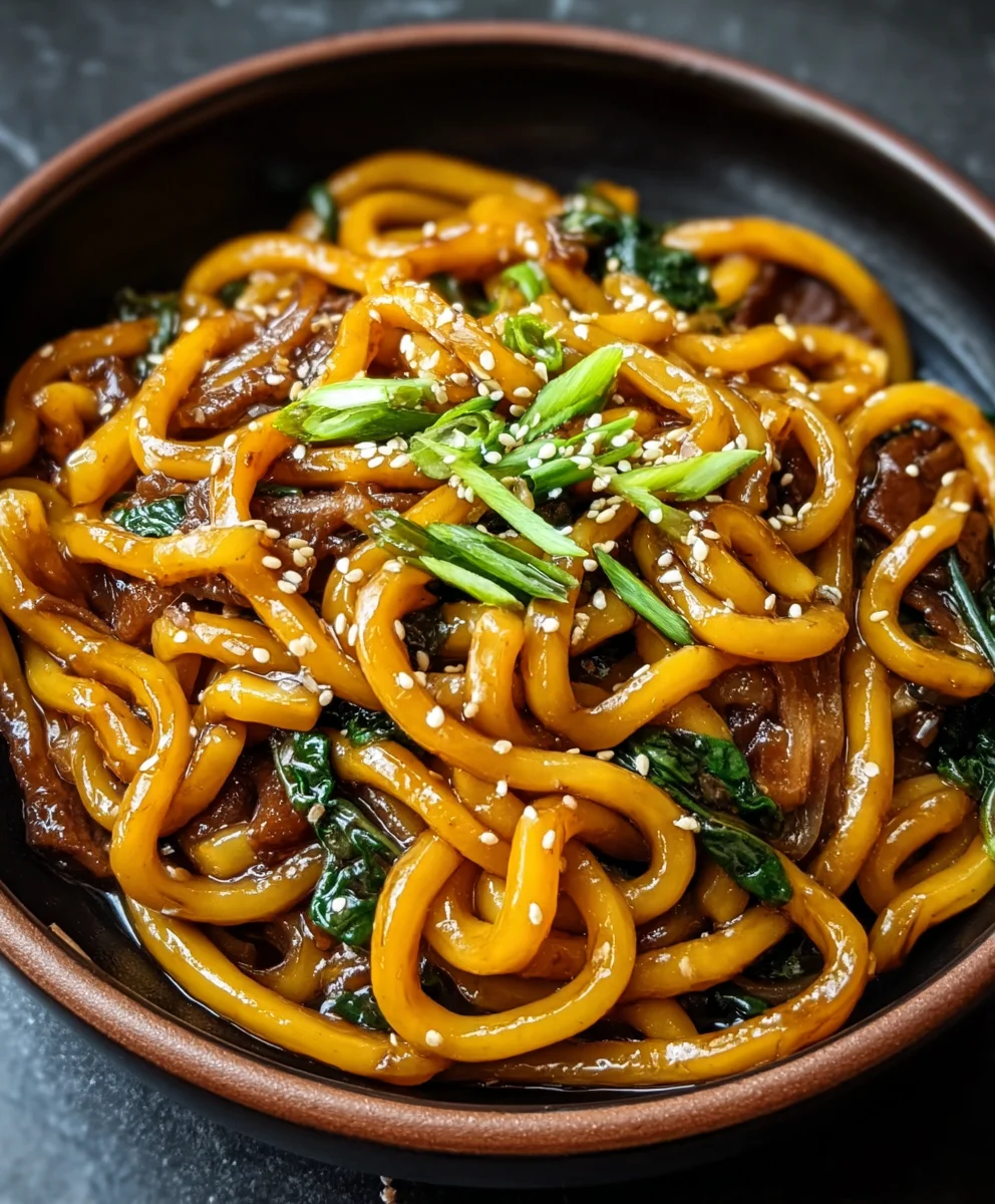 Einfaches Yaki Udon mit Rindfleisch: Schnell & Lecker