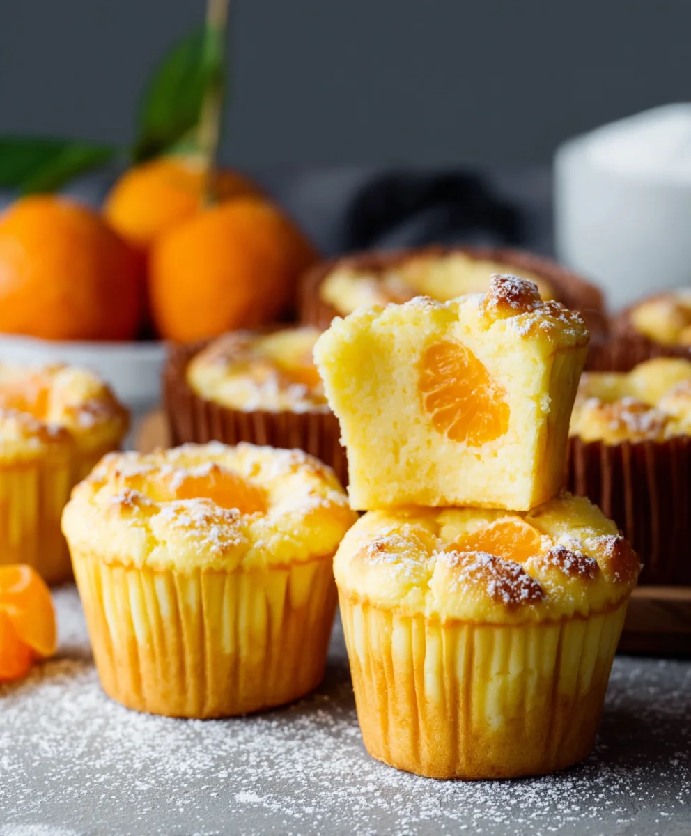 Mandarinen-Käsekuchen-Muffins: Saftig & Schnell!