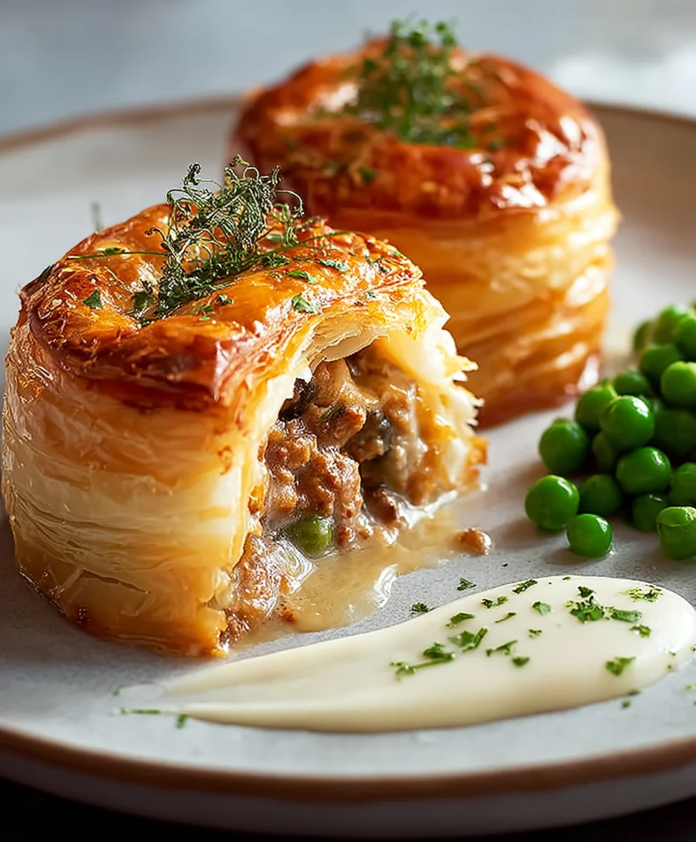 Ragoût fin vom Rind in Blätterteig: Cremig & köstlich