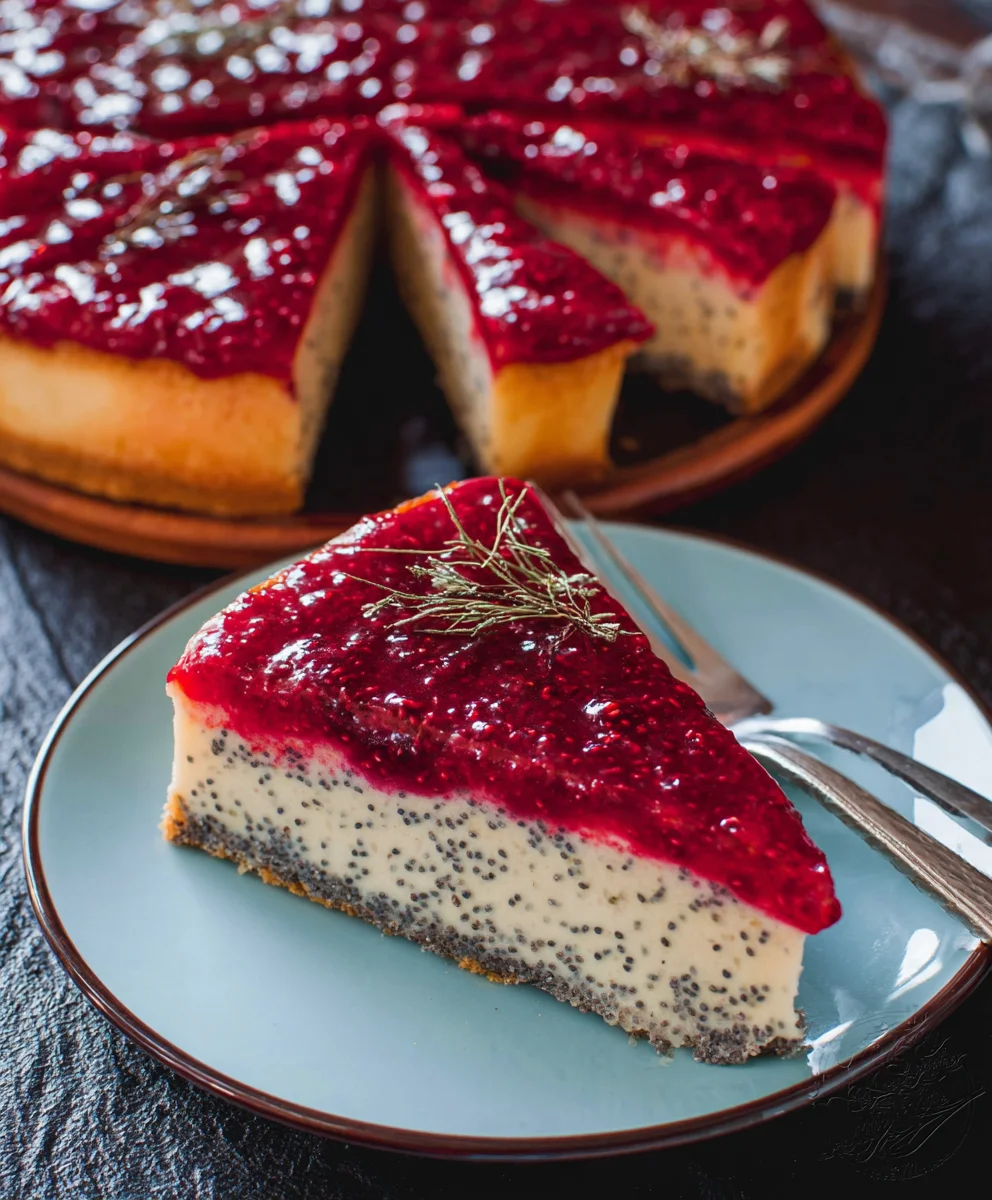 Veganer Mohn-Käsekuchen: Fruchtig & Einfach