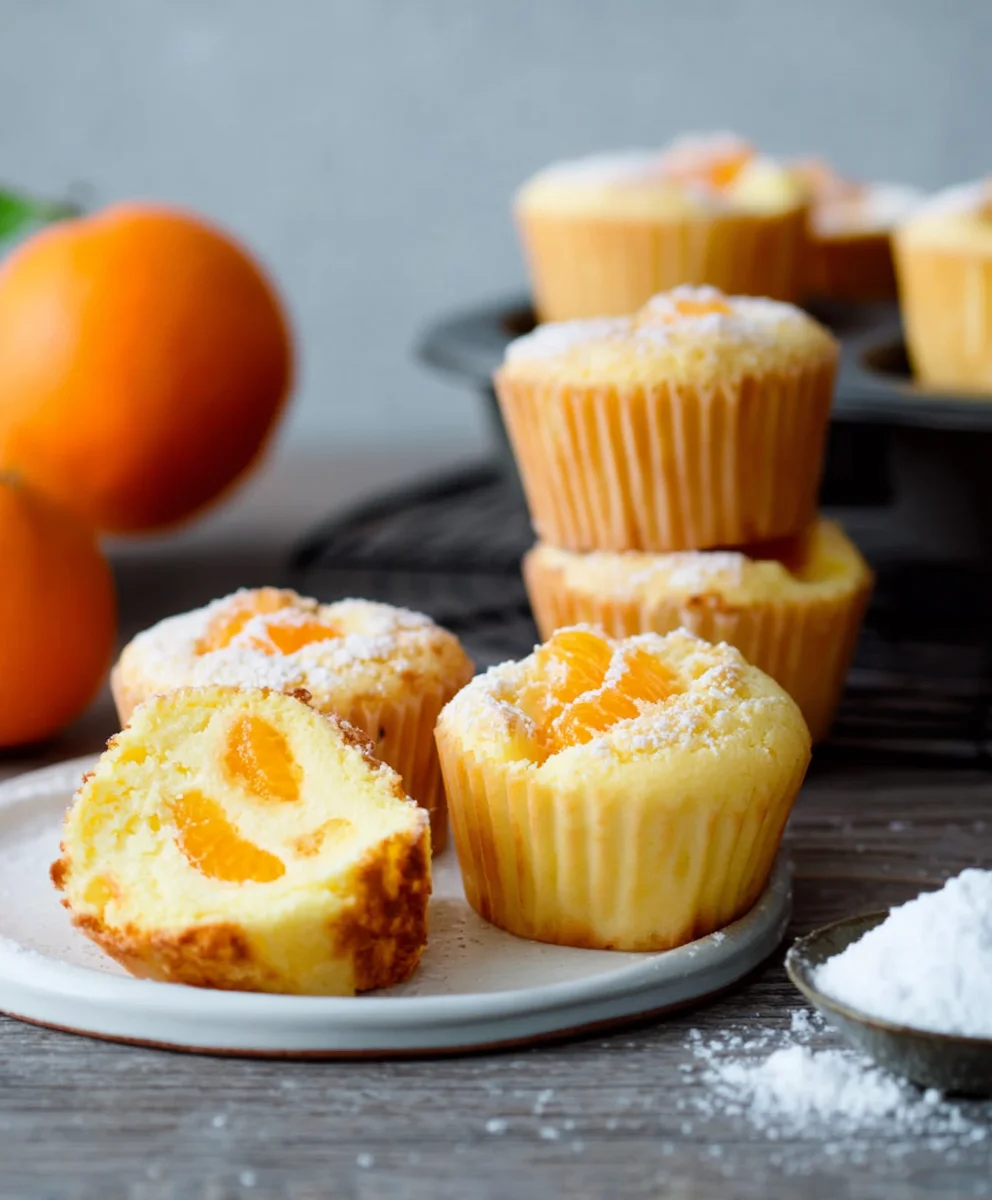 Mandarinen-Käsekuchen-Muffins: Saftig & Schnell!