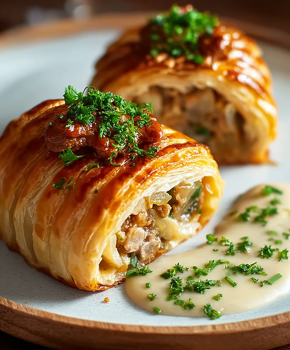 Ragoût fin vom Rind in Blätterteig: Cremig & köstlich